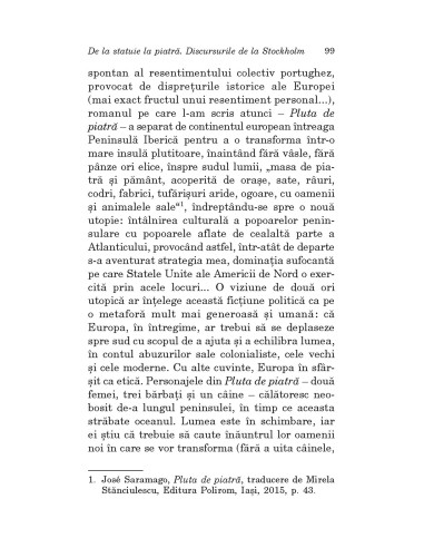 De la statuie la piatră De la statuie la piatră