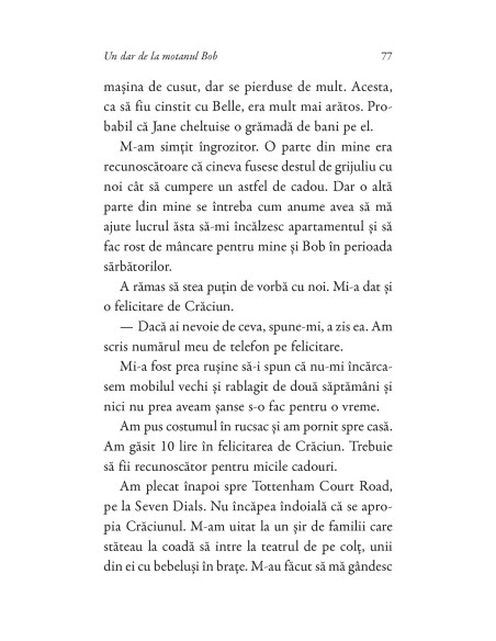 Un dar de la motanul Bob