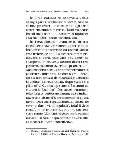 Despre bolile filosofilor. Cioran