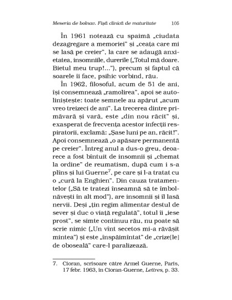 Despre bolile filosofilor. Cioran