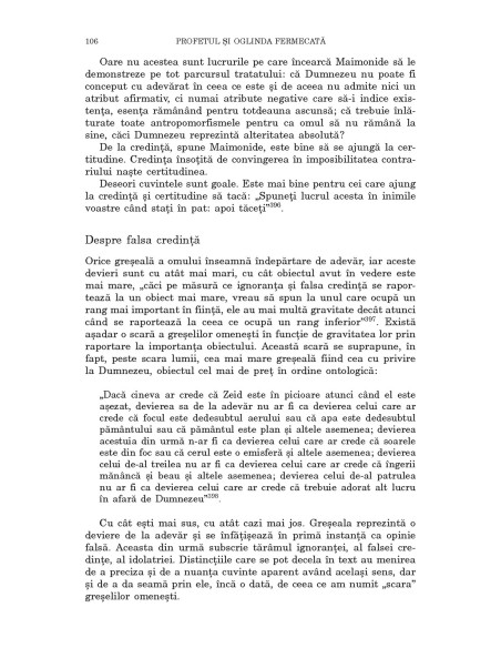 Profetul şi oglinda fermecată. Despre imaginaţie şi profeţie în Călăuza rătăciţilor de Moise Maimonide