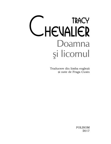 Doamna şi licornul  Doamna şi licornul