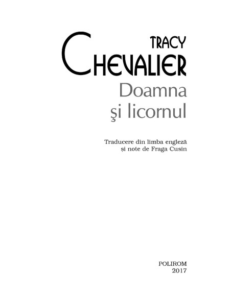 Doamna şi licornul