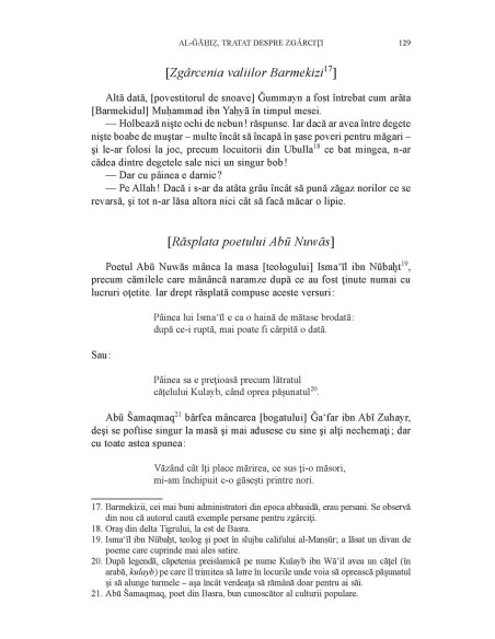 Umor şi satiră în literatura arabă clasică. al-Ğāḥiẓ, al-Hamaḏānī, al-Ḥarīrī. Antologie