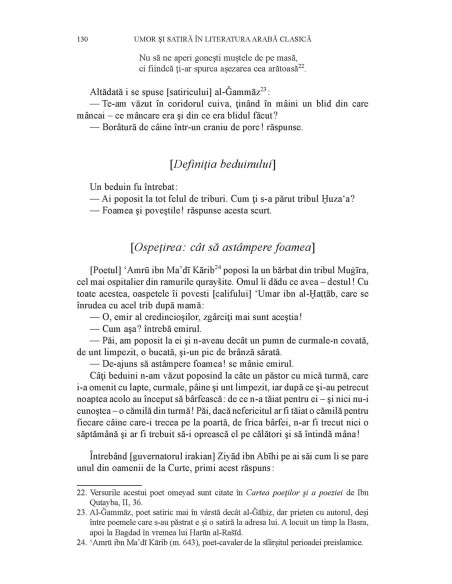 Umor şi satiră în literatura arabă clasică. al-Ğāḥiẓ, al-Hamaḏānī, al-Ḥarīrī. Antologie