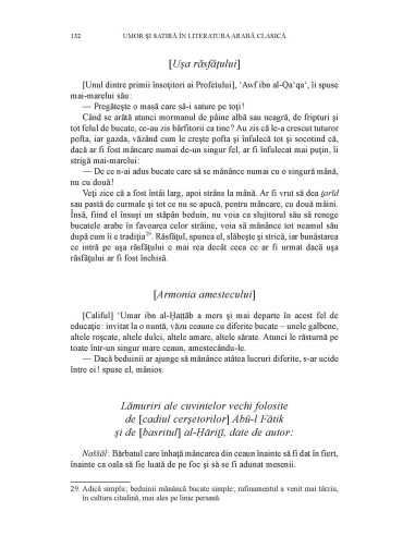 Umor şi satiră în literatura arabă... Umor şi satiră în literatura arabă...