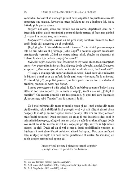 Umor şi satiră în literatura arabă clasică. al-Ğāḥiẓ, al-Hamaḏānī, al-Ḥarīrī. Antologie