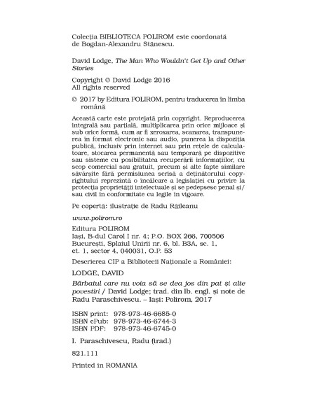 Bărbatul care nu voia să se dea jos din pat şi alte povestiri