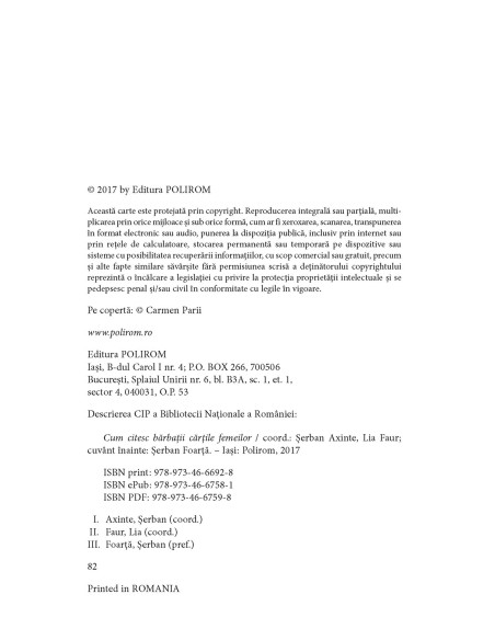 Cum citesc bărbaţii cărţile femeilor