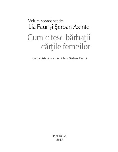 Cum citesc bărbaţii cărţile femeilor