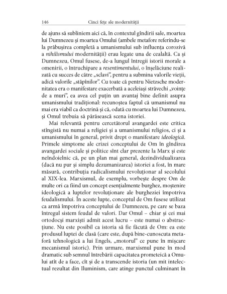 Cinci feţe ale modernităţii. Modernism, avangardă, decadenţă, kitsch, postmodernism