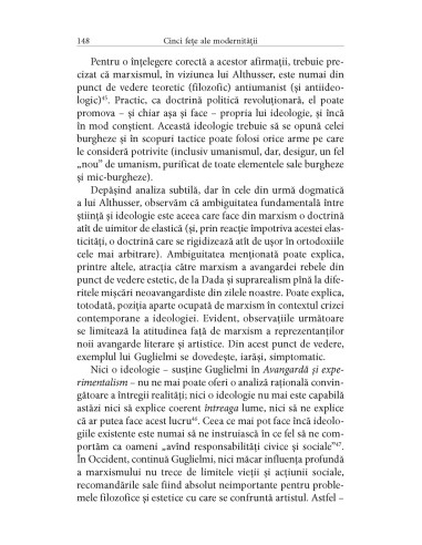 Cinci feţe ale modernităţii....