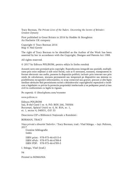 Viaţa privată a dinastiei Tudorilor