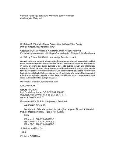 Divorţul toxic. Educaţia copiilor... Divorţul toxic. Educaţia copiilor...