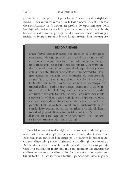 Divorţul toxic. Educaţia copiilor cînd părinţii se despart