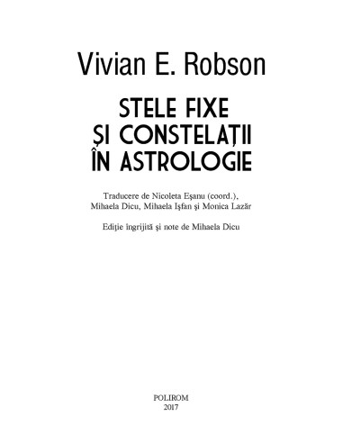 Stele fixe şi constelaţii în astrologie Stele fixe şi constelaţii în astrologie