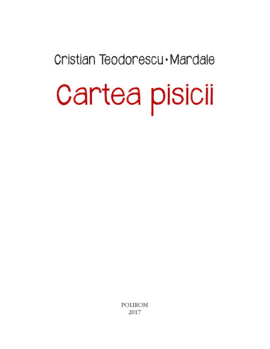 Cartea pisicii