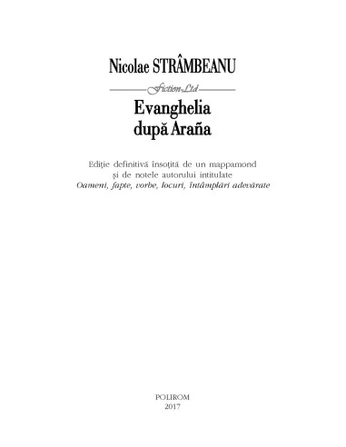 Evanghelia după Araña