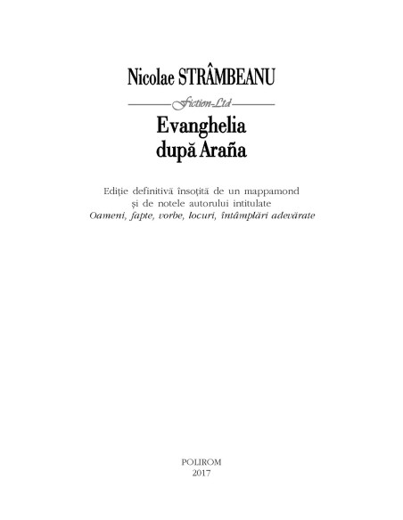 Evanghelia după Araña