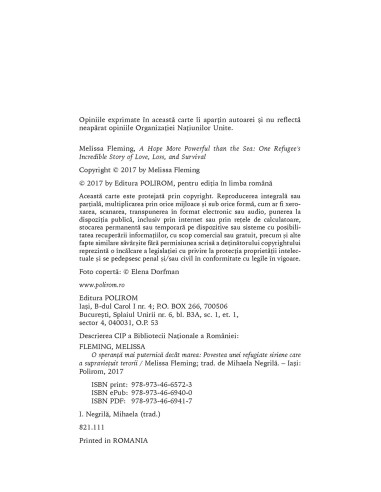 O speranţă mai puternică decît marea....