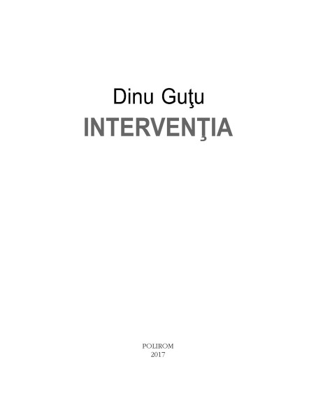 Intervenţia