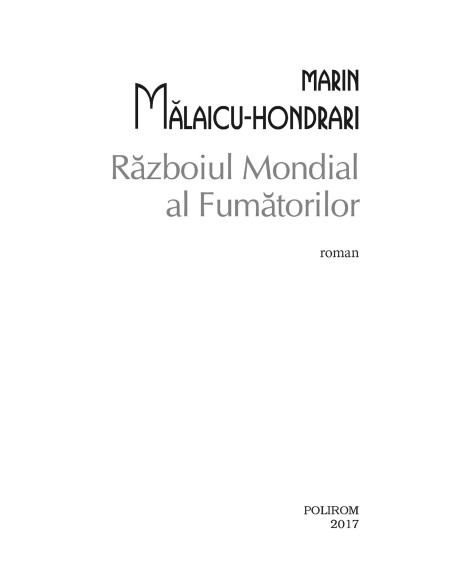 Războiul Mondial al Fumătorilor (ediţie de buzunar)