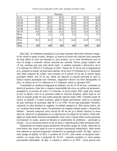 Demografia României în perioada... Demografia României în perioada...