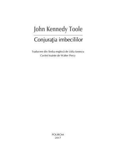 Conjuraţia imbecililor