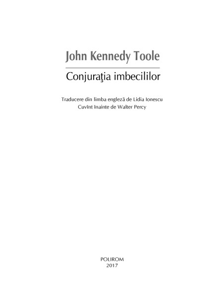 Conjuraţia imbecililor