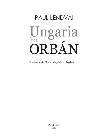 Ungaria lui Orbán