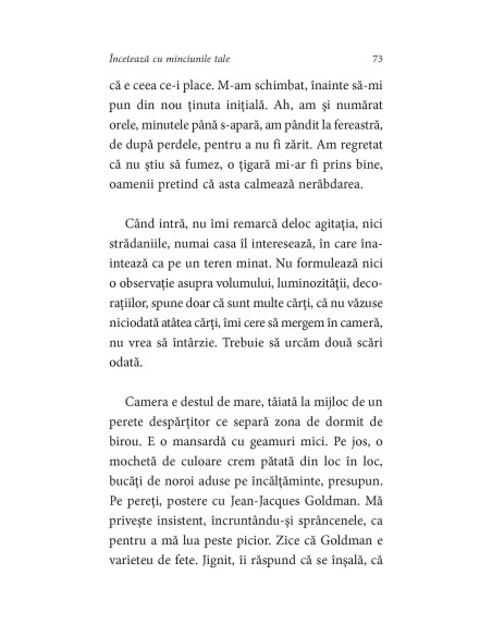 Încetează cu minciunile tale