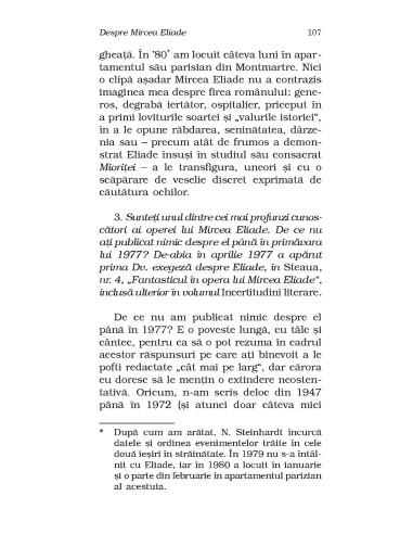 N. Steinhardt despre Eliade, Cioran,... N. Steinhardt despre Eliade, Cioran,...