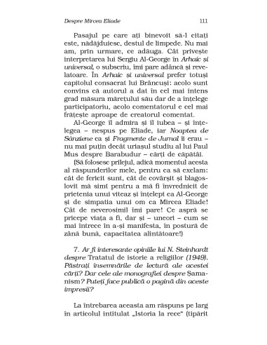 N. Steinhardt despre Eliade, Cioran,... N. Steinhardt despre Eliade, Cioran,...