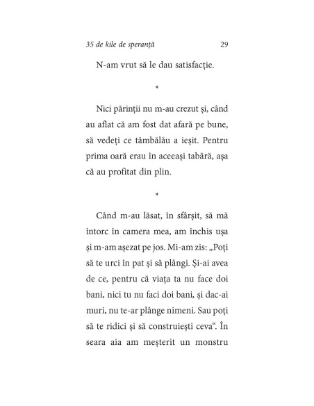 35 de kile de speranţă