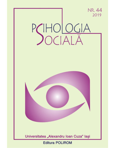 Psihologia socială. Buletinul Laboratorului Psihologia cîmpului social 44(II)/2019