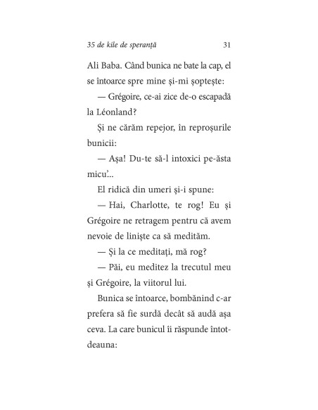 35 de kile de speranţă