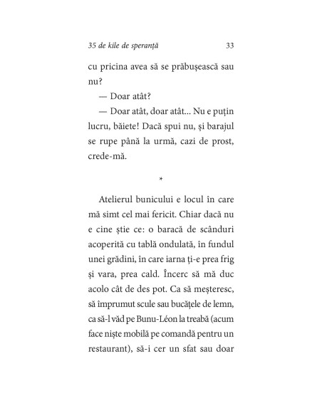 35 de kile de speranţă