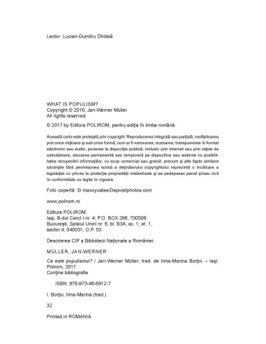 Ce este populismul? Ce este populismul?