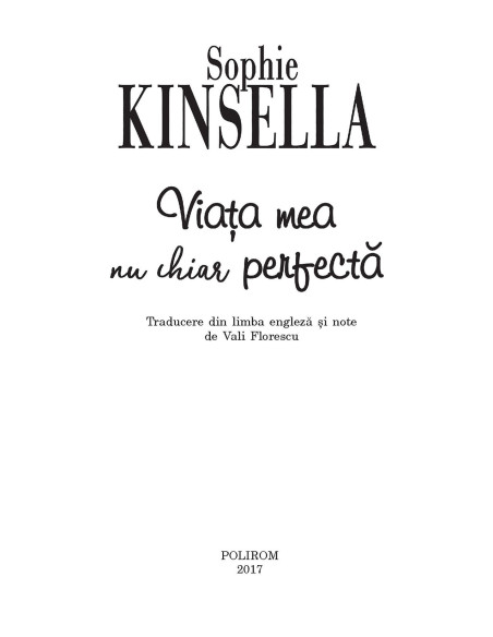 Viaţa mea nu chiar perfectă