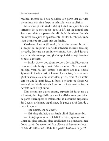 Pe cînd eram orfani