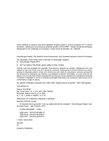 În căutarea bunei guvernări. Cum au...