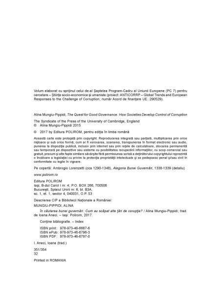 În căutarea bunei guvernări. Cum au scăpat alte ţări de corupţie?