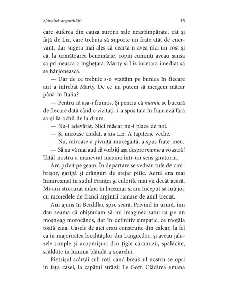 Sfârşitul singurătăţii