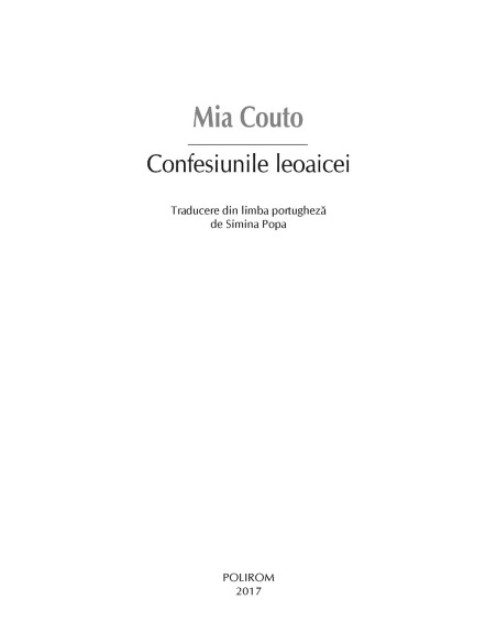 Confesiunile leoaicei
