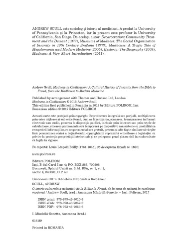 O istorie culturală a nebuniei