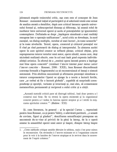 Frumoasa necunoscută. Literatura şi paradoxurile teoriei