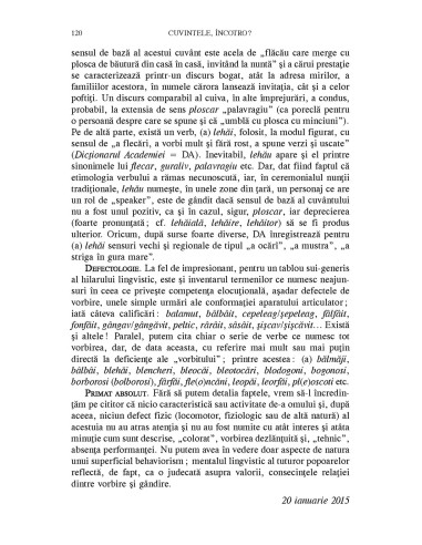 Cuvintele, încotro? Cuvintele, încotro?