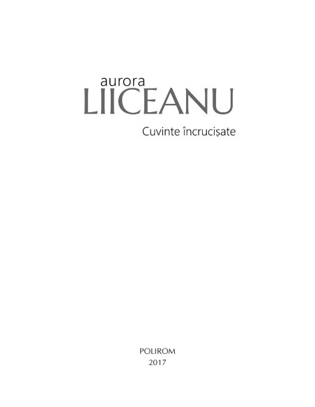 Cuvinte încrucişate (ediţia 2017)