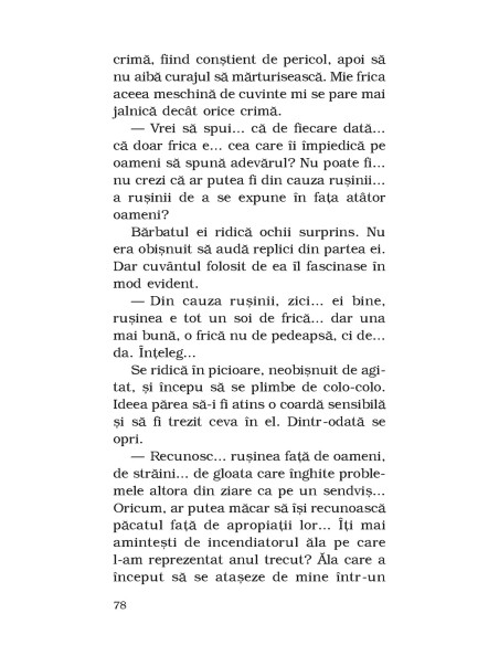 Frica * Scrisoare de la o necunoscută