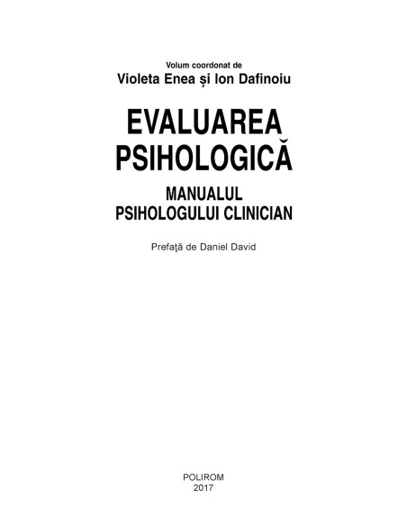 Evaluarea psihologică